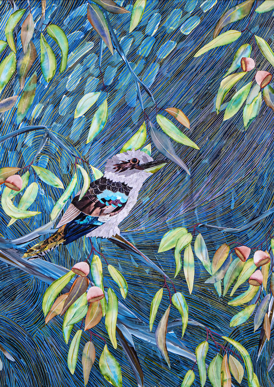 THE KOOKABURRA Art Print (Portrait)