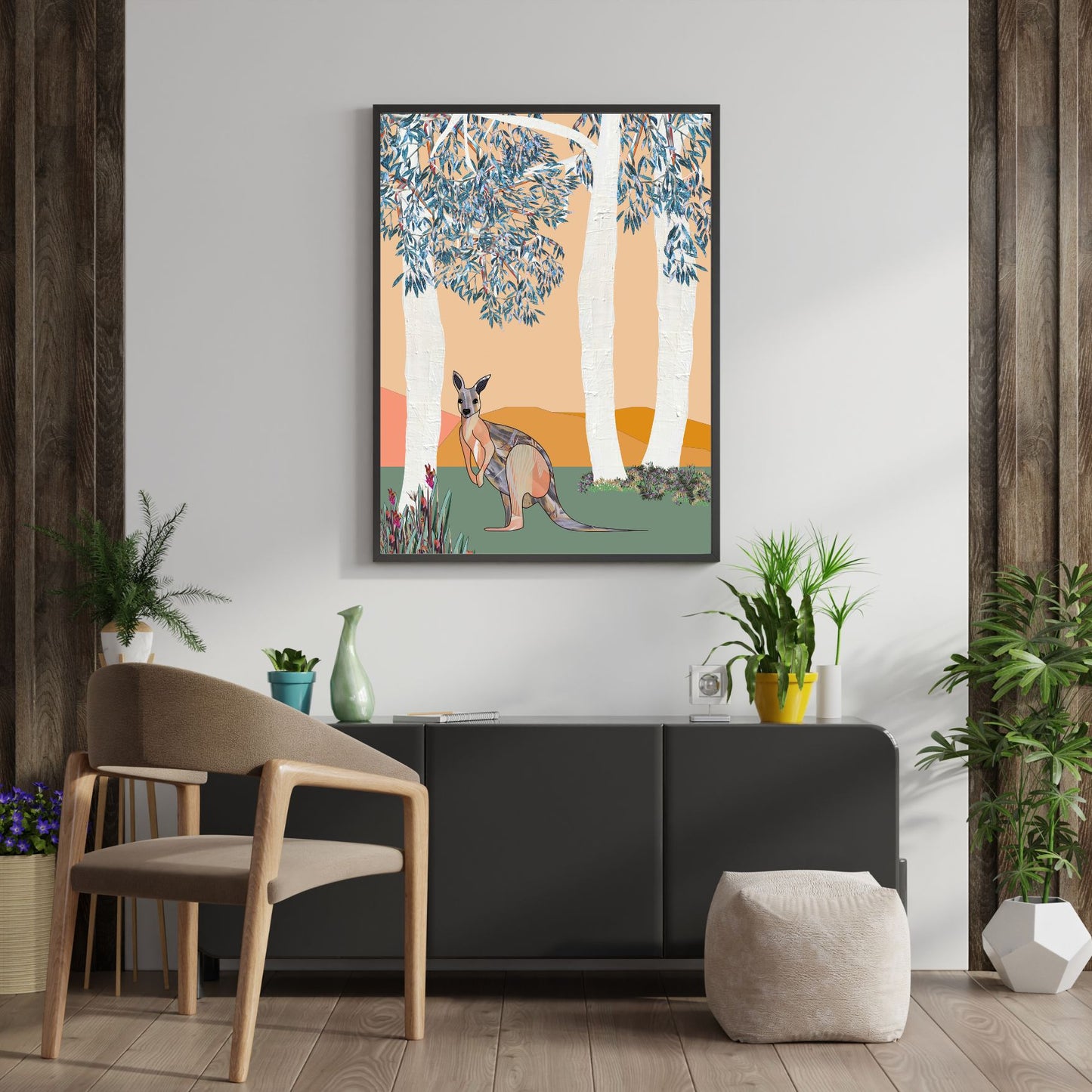 HELLO ROO Art Print (Portrait)