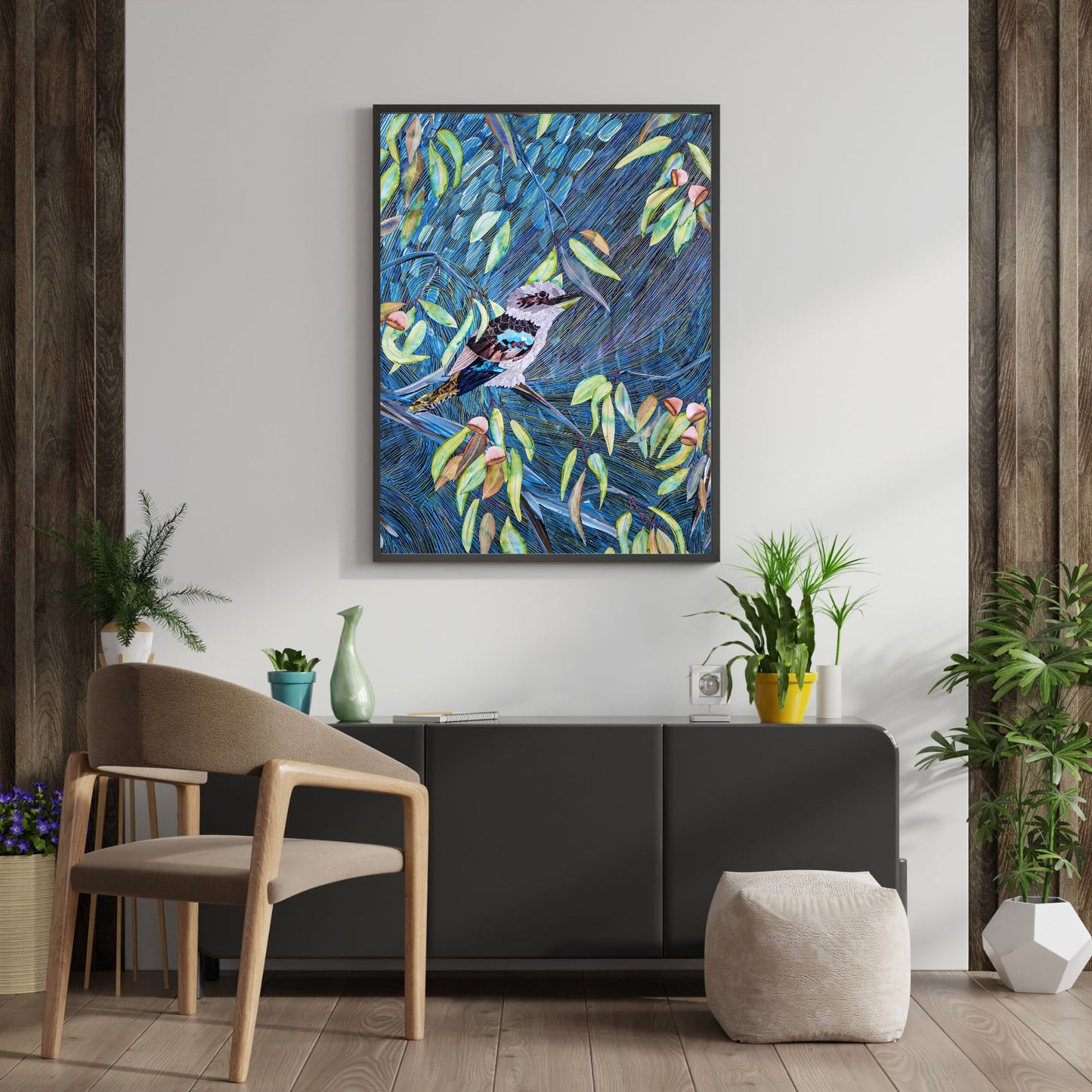 THE KOOKABURRA Art Print (Portrait)